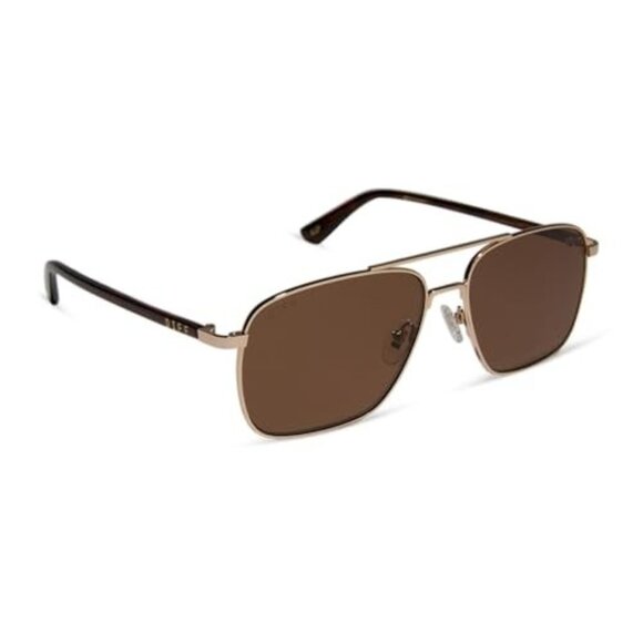Men's DIFF EYEWEAR Rip Wheeler Polarized Sunglasses Western Gold/Bold Brown - Picture 1 of 7